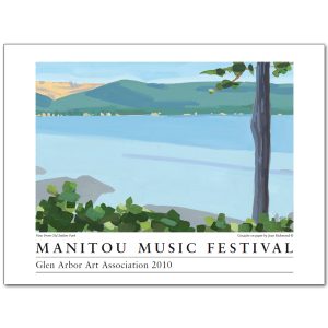 2010 Manitou Music Festival Poster by Joan Richmond