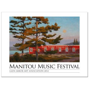 2012 Manitou Music Festival Poster by David Westerfield
