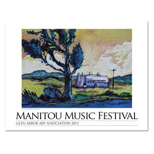 2013 Manitou Music Festival Poster by Alex Helfers