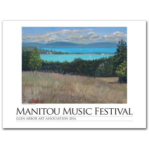 2016 Manitou Music Festival Poster by Paul Tibedeau