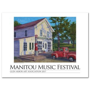 2017 Manitou Music Festival Poster by David Westerfield