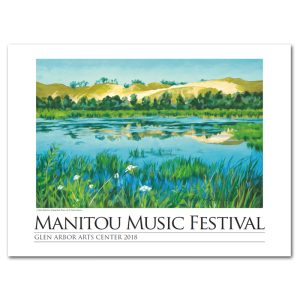 2018 Manitou Music Festival Poster by Dawn Johnson