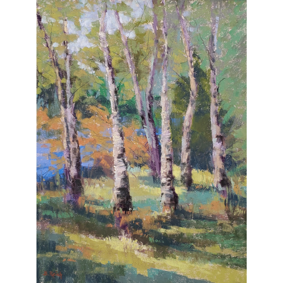 <i>Birch Trees By The Narrows</i><br>Barbara Reich