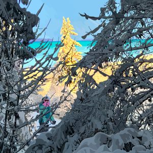 Outdoor Gallery Panel: <i>The Snow</i>