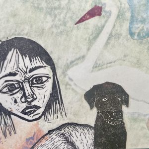 Mixed Media Printmaking Postcards