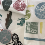 Stamp Printmaking, Tea Towels and More! 1