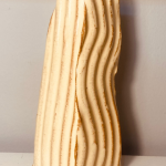 Kurinuki Japanese Carved Pottery - Vase and Covered Box