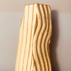 Kurinuki: Japanese Carved Pottery - Vase and Covered Box