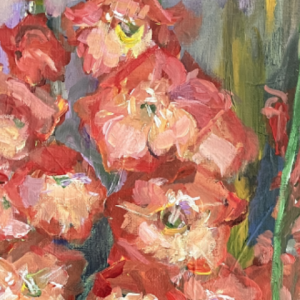 Palette Knife Summer Blooms