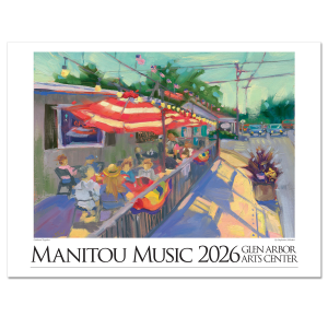2026 Manitou Music Poster by Stephanie Schlatter