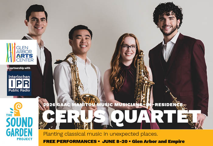 Music with the Cerus Quartet, part of the GAAC Sound Garden project